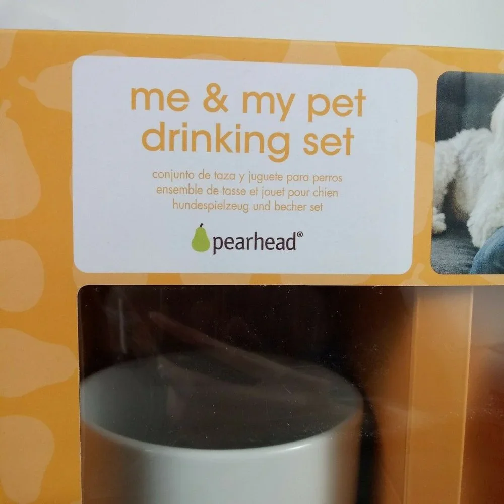 Pearhead NEW BASIC Me And My Pet Drinking Set